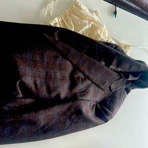 CANALI MEN'S MODERN WOOL CHECK BLAZER JACKET 50R